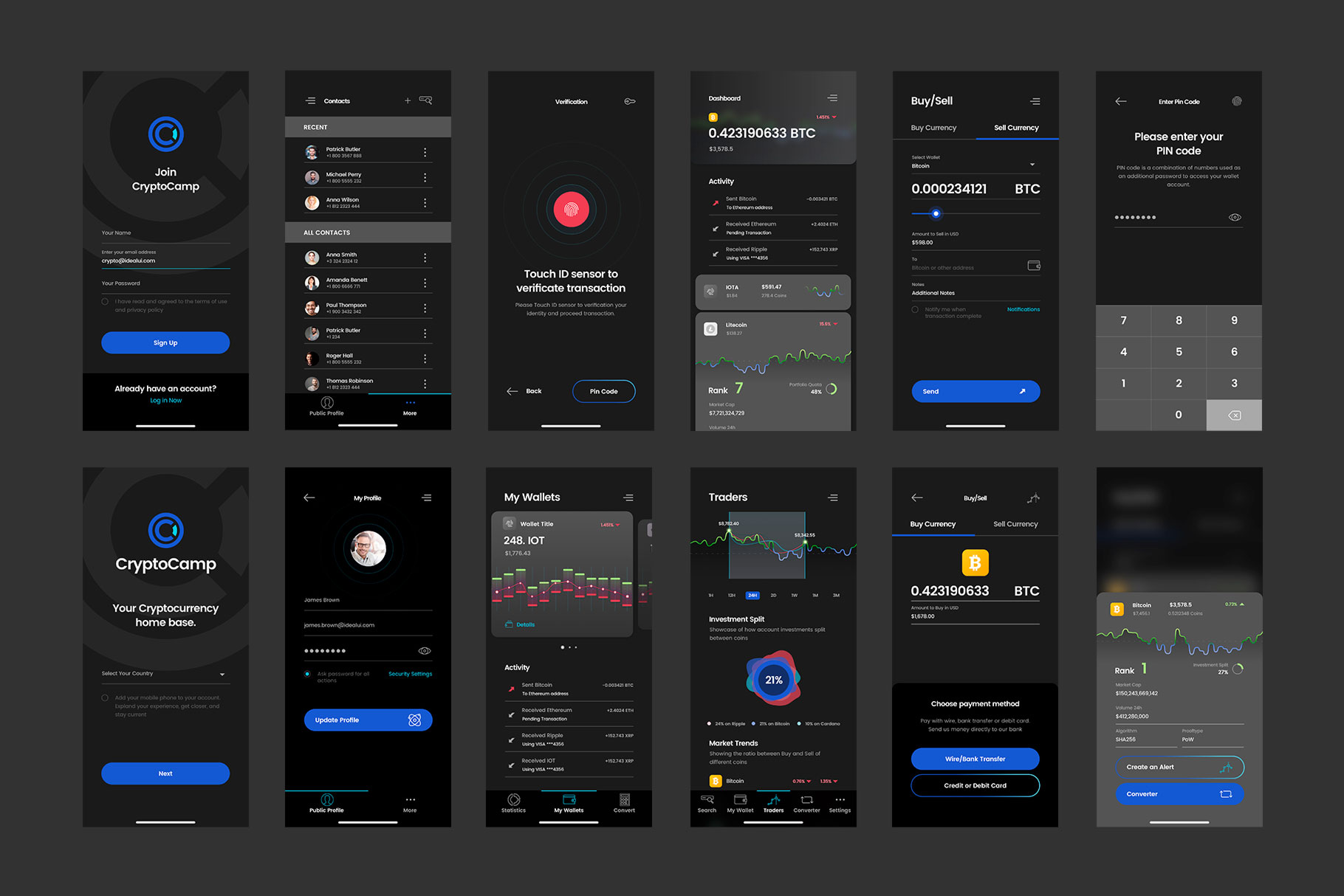 CryptoCamp Mobile UI Kit - 9